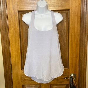 Lululemon athletic tank with built in bra, size medium